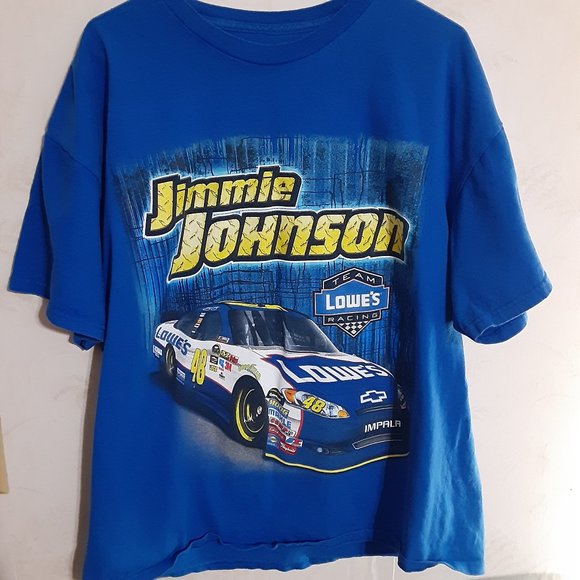 Nascar 2011 Men's Jimmie Johnson 5 Time Sprint Cup Champion T Shirt in Size 2XL - Picture 1 of 7